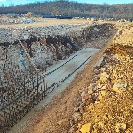 Izvođenje građevinskih radova na centru za zbrinjavanje otpada Lećevica