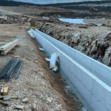 Izvođenje građevinskih radova na centru za zbrinjavanje otpada Lećevica